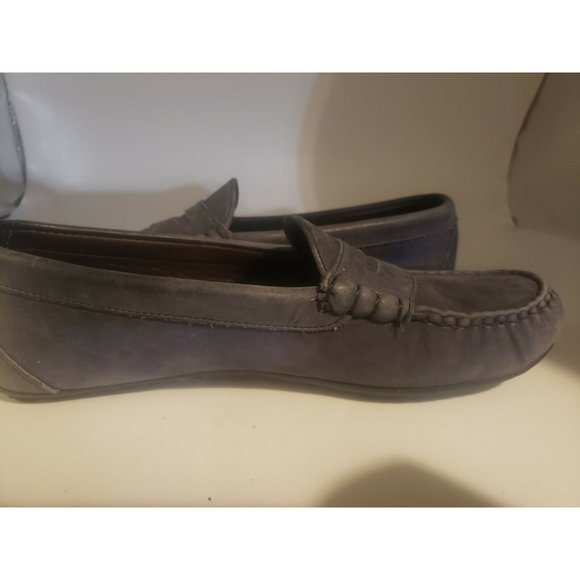 Allen Edmonds AE  Men's Penny Loafers Gray Suede Shoes Size 10 D - Picture 7 of 12